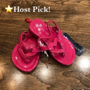 💙4/$20 NWT!!! Size 3 hot pink flip flop sandals💕